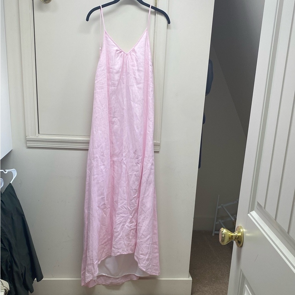 Island Company Jacquie Pink Maxi Dress